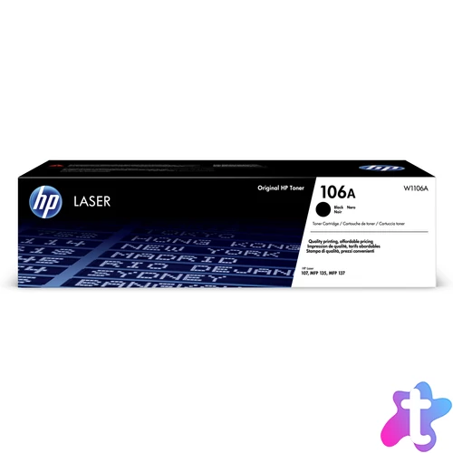 HP W1106A Toner Black 1.000 oldal kapacitás No.106A