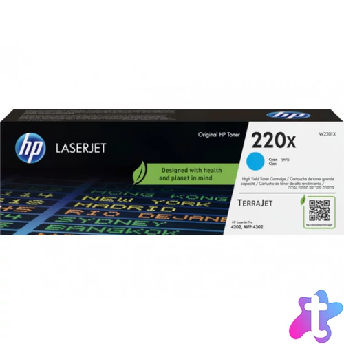 HP W2201X Toner Cyan 5.500 oldal kapacitás No.220X