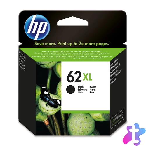 HP C2P05AE Tintapatron Black 600 oldal kapacitás No.62XL