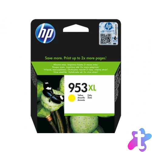 HP F6U18AE Tintapatron Yellow 1.450 oldal kapacitás No.953XL