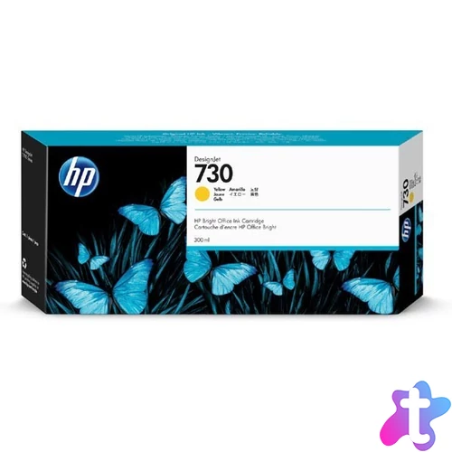HP P2V70A Patron Yellow 300ml No.730 (Eredeti)