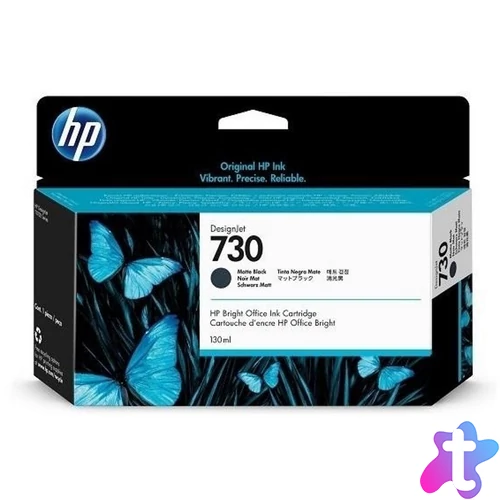 HP P2V65A Patron Matte Black 130ml No.730 (Eredeti)