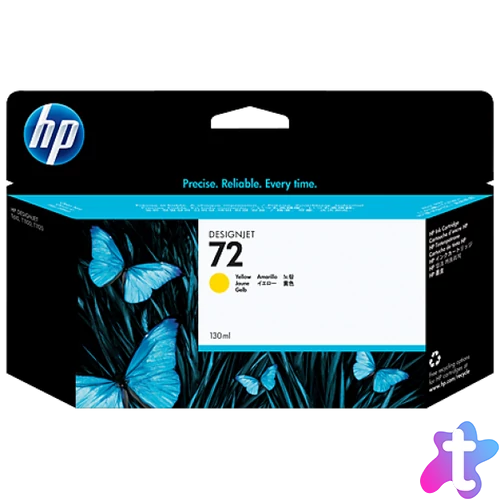 HP C9373 Patron Yellow 130ml No.72 (Eredeti)