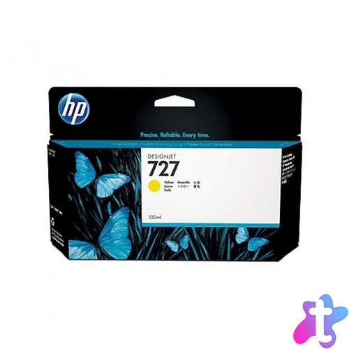 HP B3P21A Patron Yellow 130ml No.727 (Eredeti)