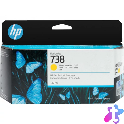 HP 498N7A Patron Yellow 130ml No.738