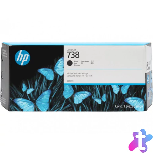 HP 498N8A Patron Black 300ml No.738