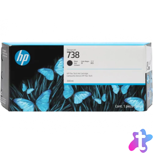 HP 498N8A Patron Black 300ml No.738