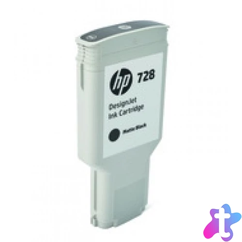 HP F9J68A Patron Matt Bk 300ml No.728 (Eredeti)