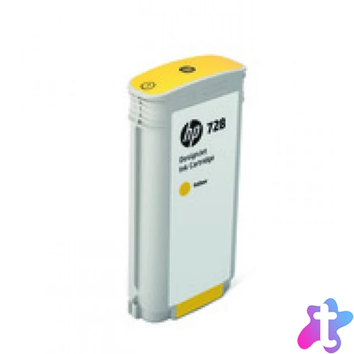 HP F9J65A Patron Yellow 130ml No.728 (Eredeti)