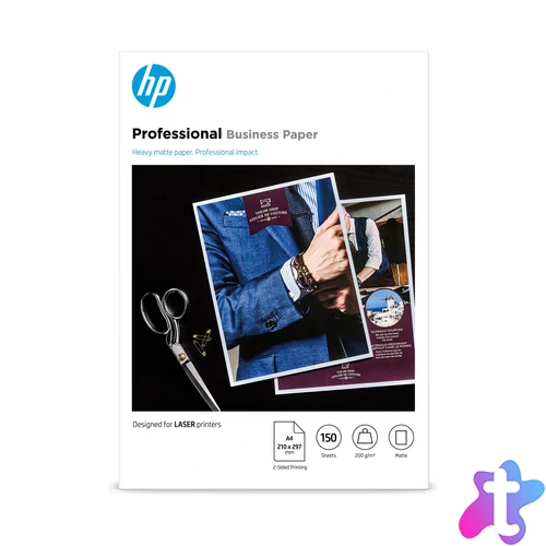 HP Professzionális üzleti matt papír -  150 lap 200g (Eredeti)