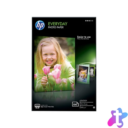 HP 10X15 Fényes Fotópapír 100lap 200g (Eredeti)