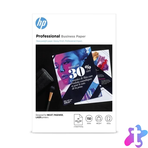 HP Professzionális fényes üzleti papír - 150 lap 180g (Eredeti)