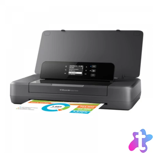 HP OfficeJet 200 A4 színes tintasugaras egyfunkciós hordozható nyomtató fekete

