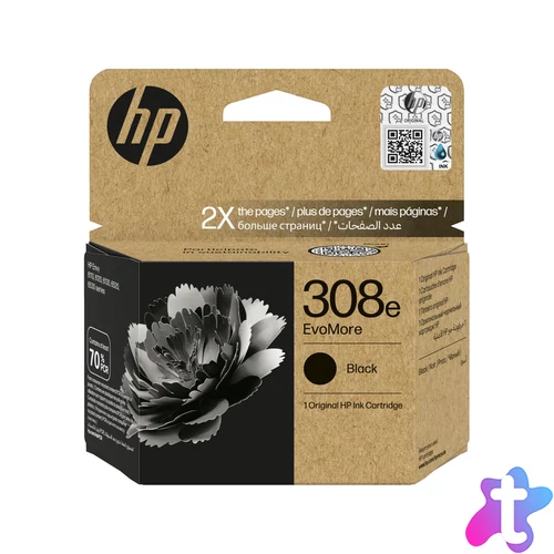 HP 7FP22UE Tintapatron Black 320 oldal kapacitás No.308 EvoMore