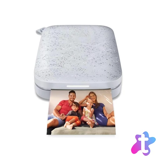 HP Sprocket hordozható fotónyomtató 2x3 hüvelykes fehér