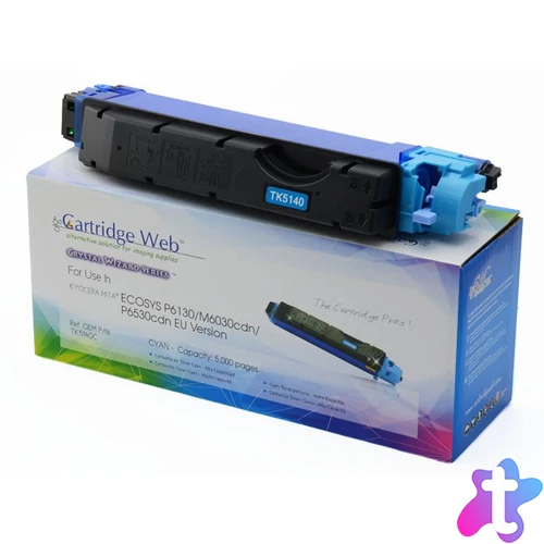 KYOCERA TK5140C Toner Cyan CHIPPES CartridgeWeb (For use)
