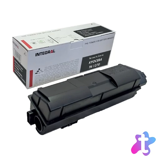 Utángyártott KYOCERA TK1270 Toner 10000 oldal kapacitás INTEGRAL