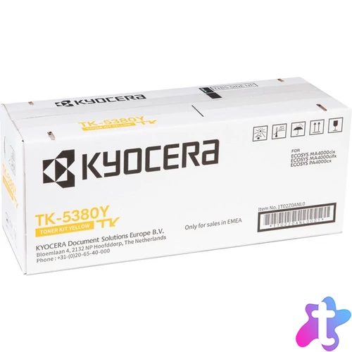 Kyocera TK-5380 Toner Yellow 10.000 oldal kapacitás