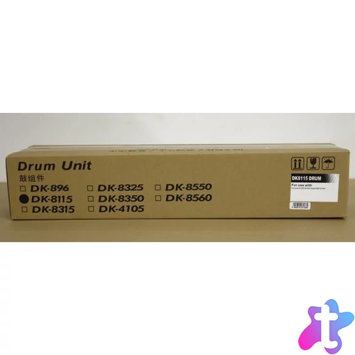 Utángyártott KYOCERA DK8115 Dobegység Univerzális BK/C/MY 200.000 oldal kapacitás WHITE BOX