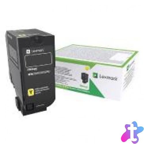 Lexmark CX725 High Corporate Toner Yellow 16K (Eredeti) 84C2HYE
