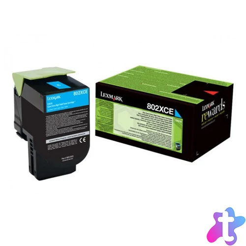 Lexmark CX510 Extra High Corporate Toner Cyan 4k (Eredeti) 80C2XCE