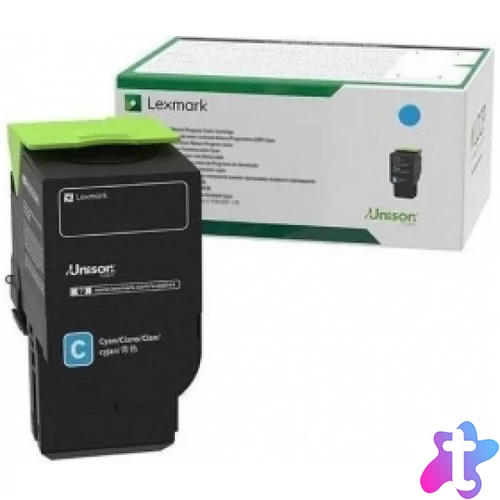 Lexmark CS632,CX635 Toner Cyan 11.700 oldal kapacitás