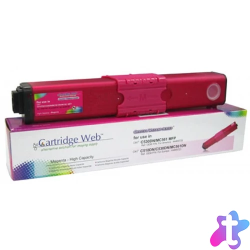 Utángyártott OKI C510/C530 Toner Magenta 5.000 oldal kapacitás CartridgeWeb