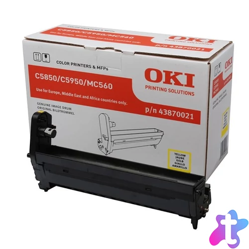 Oki C5850,5950 dobegység Sárga 20000 oldalra