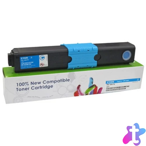 Utángyártott OKI C301,321,531 Toner Cyan 1.500 oldal kapacitás  CartridgeWeb