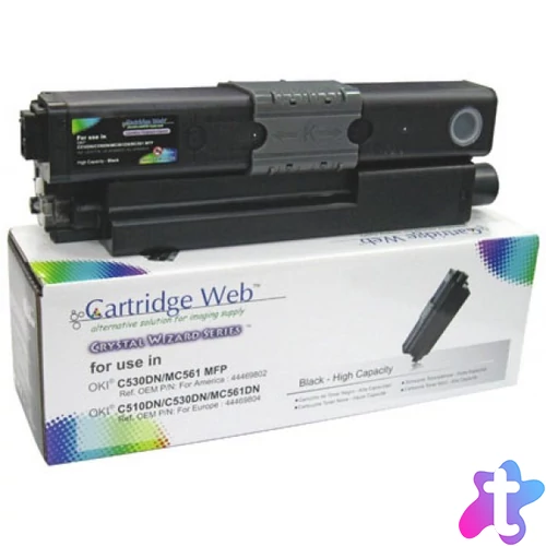 Utángyártott OKI C510/C530 Toner Black 5.000 oldal kapacitás CartridgeWeb