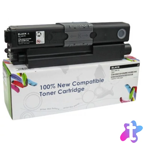 Utángyártott OKI C301,321,531 Toner Black 2.200 oldal kapacitás  CartridgeWeb