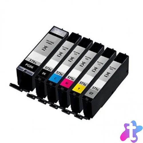 Utángyártott CANON CLI571XL Tintapatron Magenta IK