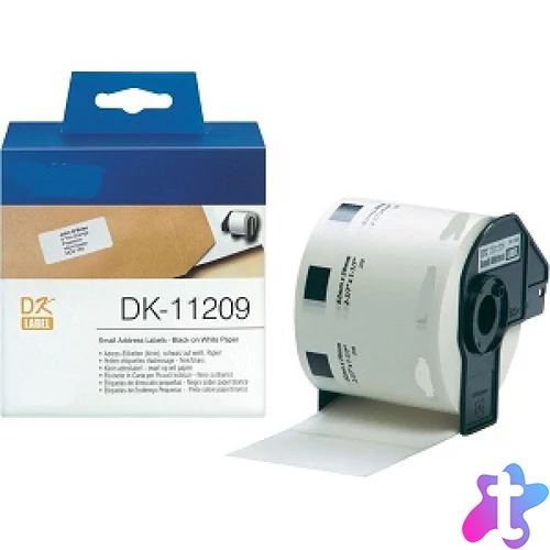 Utángyártott BROTHER DK11209 etikett 62mm x 29 mm WHITE 800db IK