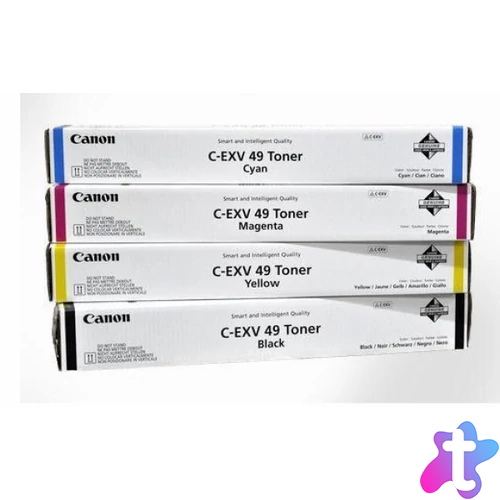 Utángyártott CANON CEXV49 Toner, Yellow 19000 oldal kapacitás INTEGRAL*