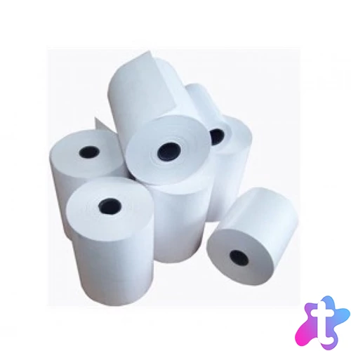 Pénztárgépszalag thermo tekercs - hőpapír - 80x80x12mm nyomott/10db