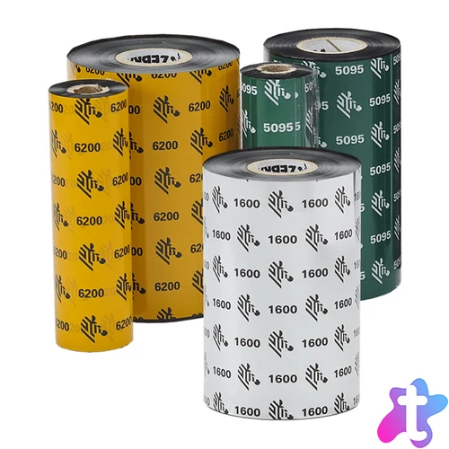 Címkenyomtató festékszalag 110MMx74M Wax OUT