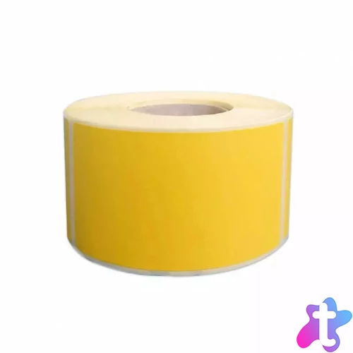 Tekercses PAPÍR címke 100x150mm 260 db/tekercs (sárga)