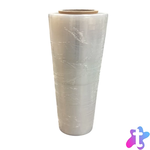 Kézi stretch fólia (Nyújtható, 17 mikron,Transzparens), 229m, 1,8kg fólia, 2,1 kg/tekercs
