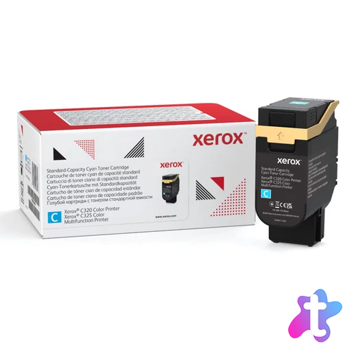 Xerox C325 toner Cyan 1800 oldalra