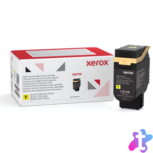 Xerox C325 toner Yellow 5500 oldalra