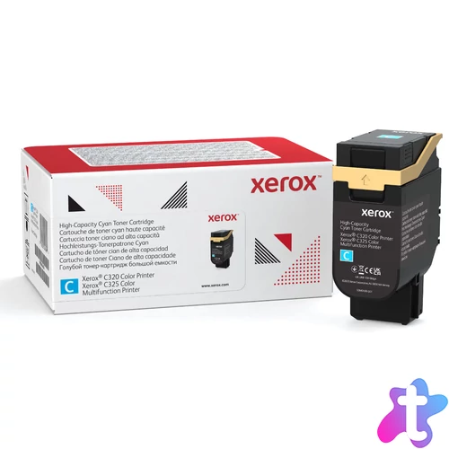 Xerox C325 toner CYAN 5500 oldalra