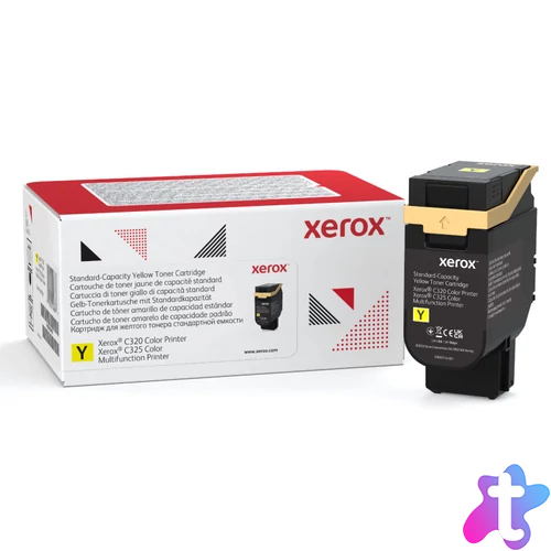 Xerox C325 toner Yellow 1800 oldalra