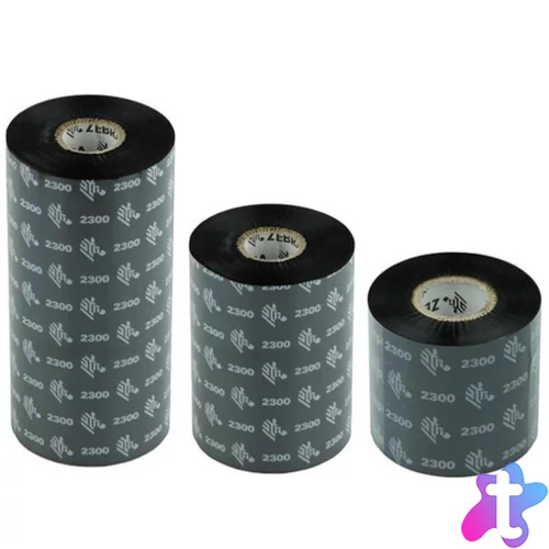 Zebra Z2300 festékszalag 64MMx74M Wax OUT 12db/doboz