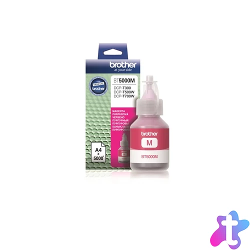 BROTHER Tintapatron BT5000M, 5000 oldal, Magenta