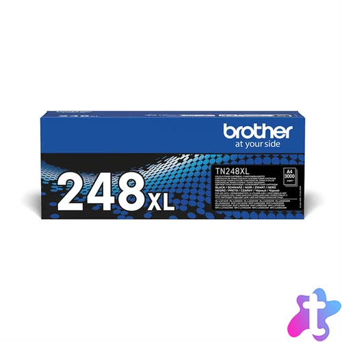 BROTHER Toner TN-248XLBK, Highcap- 3.000 oldal (ISO/IEC 19798), Fekete