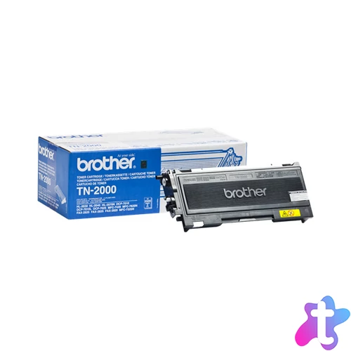 Brother Toner TN-2000, 2.500 oldal (ISO/IEC 19798), Fekete