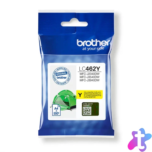 Brother patron LC462Y yellow, 550 oldal, MFJC2340/3940/3540