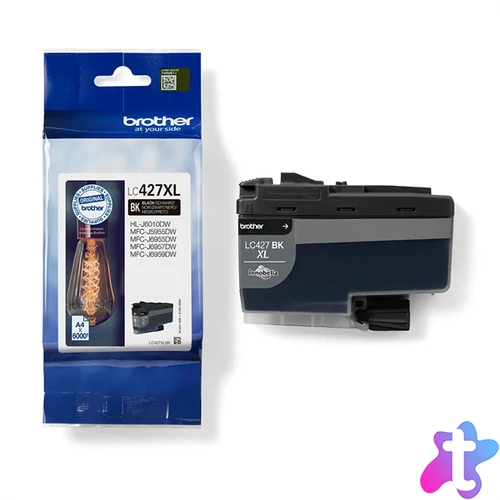 Brother patron LC427XLBK, fekete, 6000 oldal, MFCJ5955/6955/6957