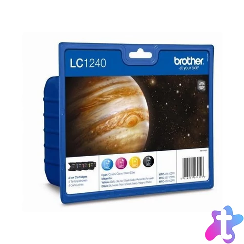 BROTHER Tintapatron, Multipack LC1240VALBP - 600 oldal ciánkék / magenta / sárga