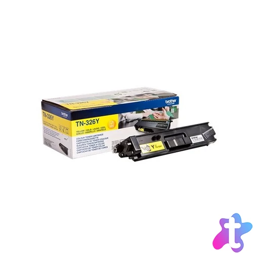 Brother Toner TN-326Y, Nagy töltetű - 3500 oldal, Sárga